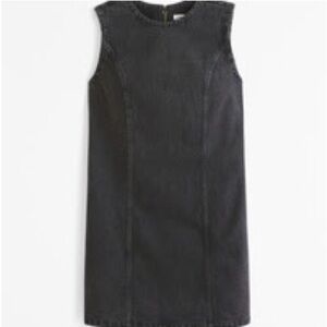Abercrombie & Fitch Black denim Mini Dress